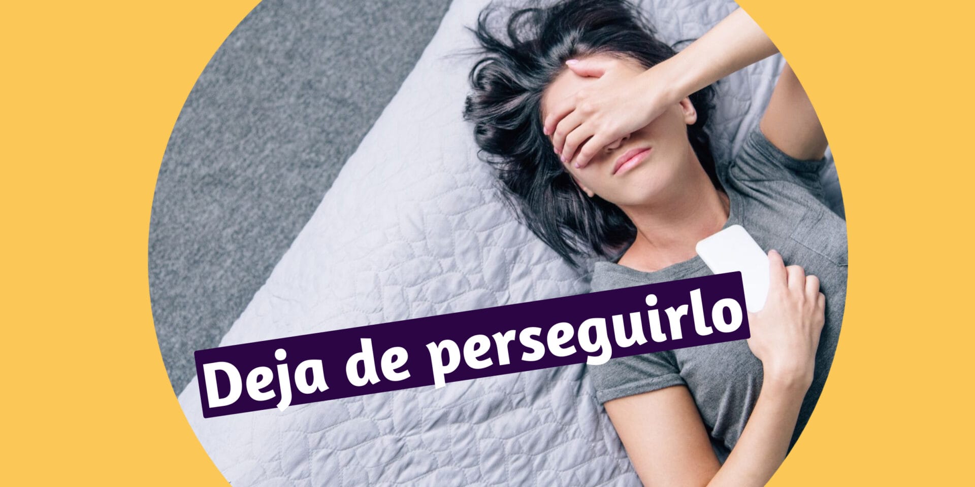 deja de perseguir el amor